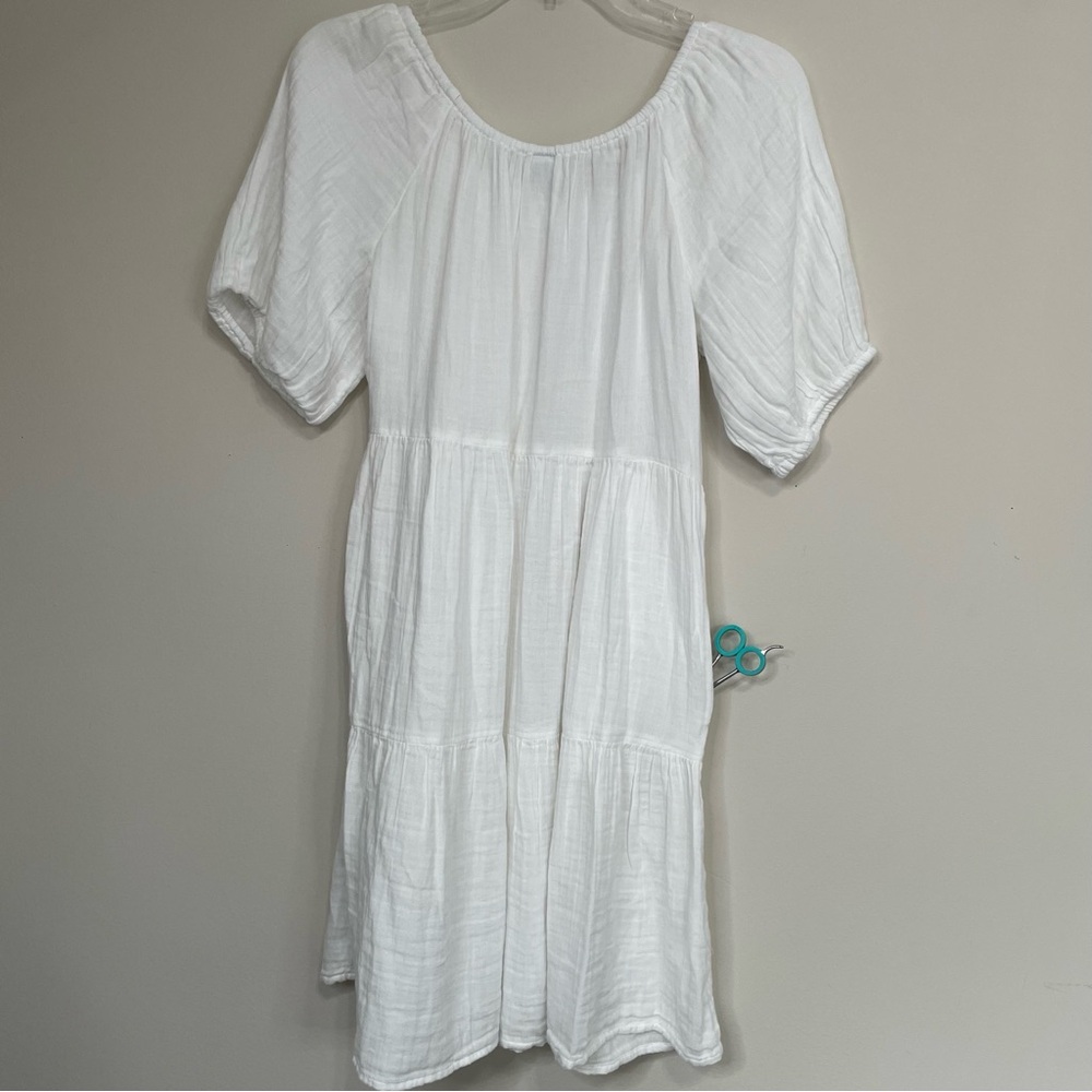 Old Navy White Casual Dress ~ Size Medium - Picture 10 of 10